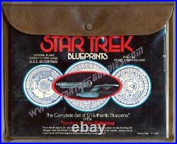 MINT 1st Printing 12 ENTERPRISE BLUEPRINTS Star Trek The Original Series 4/75