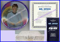 MINT Star Trek Original Series NINE 1st Issue Hamilton PLATES BOXED withCOA's +