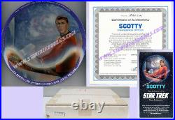 MINT Star Trek Original Series NINE 1st Issue Hamilton PLATES BOXED withCOA's +