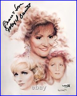 Majel Barrett Signed Original Star Trek Crew Photo Autograph JSA COA Star Trek
