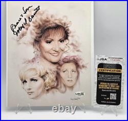 Majel Barrett Signed Original Star Trek Crew Photo Autograph JSA COA Star Trek