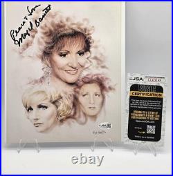 Majel Barrett Signed Original Star Trek Crew Photo Autograph JSA COA Star Trek
