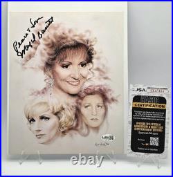 Majel Barrett Signed Original Star Trek Crew Photo Autograph JSA COA Star Trek
