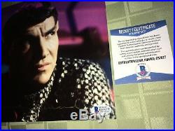 Mark Lenard Star Trek Signed 8 x 10 Photo BAS Beckett Certified