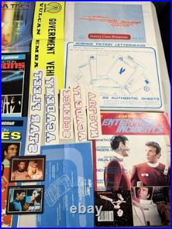 Massive Vintage Rare Original Star Trek Series Fan Club Convention Memorabilia