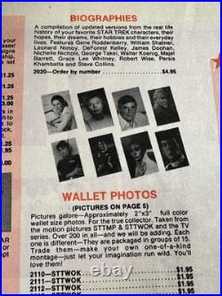 Massive Vintage Rare Original Star Trek Series Fan Club Convention Memorabilia