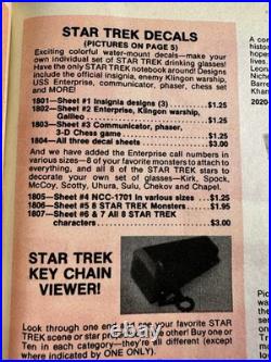 Massive Vintage Rare Original Star Trek Series Fan Club Convention Memorabilia