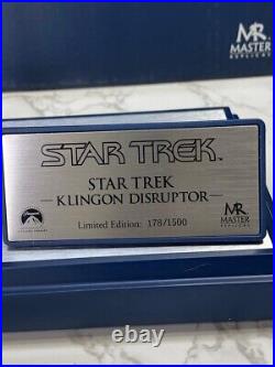 Master Replicas Star Trek Klingon Disruptor ST-104 LE