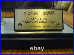 Master Replicas Star Trek Klingon Disruptor ST-104 LE #11/1500