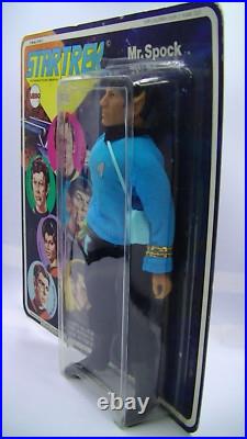 Mego Star Trek Mr Spock Vintage 1974 Figure With Original Card & Blister Box New