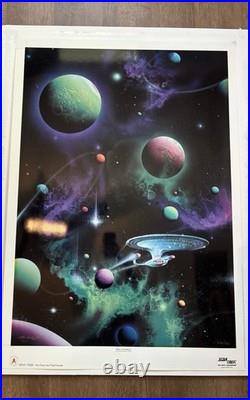 Michael David Ward Signed Lithograph Star Trek Signs of Intelligence Numbered