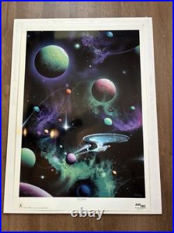 Michael David Ward Signed Lithograph Star Trek Signs of Intelligence Numbered