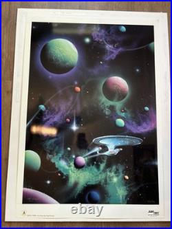 Michael David Ward Signed Lithograph Star Trek Signs of Intelligence Numbered