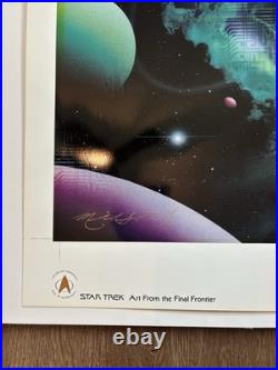 Michael David Ward Signed Lithograph Star Trek Signs of Intelligence Numbered
