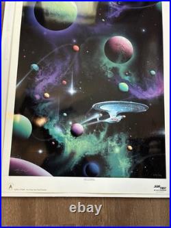 Michael David Ward Signed Lithograph Star Trek Signs of Intelligence Numbered