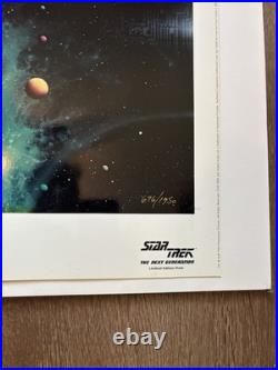 Michael David Ward Signed Lithograph Star Trek Signs of Intelligence Numbered