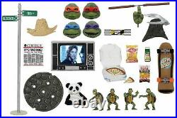 NECA Teenage Mutant Ninja Turtles TMNT 1990 Movie 7 Accessory Pack In Stock NEW