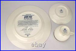 NEW PFALTZGRAF STAR TREK ENTERPRISE Bone China Buffet Set Cup Plate Saucer Boxed