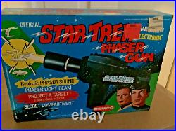 NIB Original 1975 Star Trek Phaser Gun by Remco COMPLETE