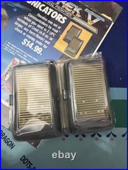 New 1989 Star Trek V Kraft/Crest Promo Walkie Talkies In Original Plastic