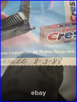New 1989 Star Trek V Kraft/Crest Promo Walkie Talkies In Original Plastic