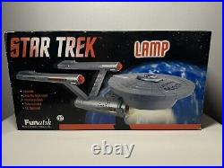 New In Box NOS 1999 Star Trek USS Enterprise NCC-1701 Lamp by Funatik