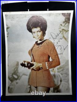 Nichelle Nichols Star Trek TOS Lt. Uhura -autographed 8x10 photo plus rare B&W