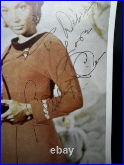 Nichelle Nichols Star Trek TOS Lt. Uhura -autographed 8x10 photo plus rare B&W