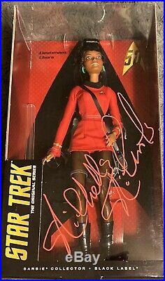 Nichelle Nichols Star Trek Uhura Autographed Signed Barbie Doll NIB