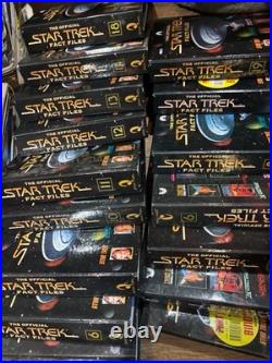 Official Star Trek Fact Files 27 binders full of material- VINTED Collection