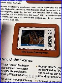 Official US Postage Celebrating Original Star Trek Series PCS Stamps 4 Panels