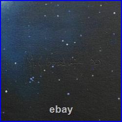 Original Art STAR TREK Signed M. C GOODWIN 80 Acrylic 11x14 IN A SEA OF STARS