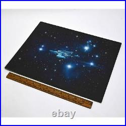 Original Art STAR TREK Signed M. C GOODWIN 80 Acrylic 11x14 IN A SEA OF STARS