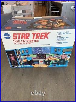 Original Box X94 Vintage 1970's Mego Star Trek Uss Enterprise Action Play Set
