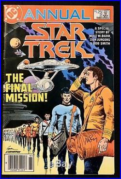 Original Comic Art Star Trek Annual #2 pg. 19 (1986)Dan Jurgens William Shatner