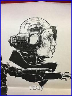 Original Concept Designs Depicting First Designs Of Borg Queen And Drone