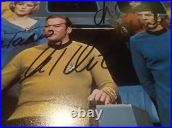 Original Hand Signed Picture Star Trek By Limoy, Shatner, Nichols And Takei