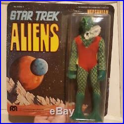 Original Mego Star Trek Aliens Neptunian Action Figure 1975 UNPUNCHED Card