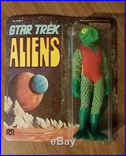 Original Mego Star Trek Aliens Neptunian Action Figure Unpunched Card 1975-rare