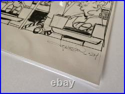 Original Sketch Calvin & Hobbes / Star Trek Crossover by Aaron Lopresti 2024