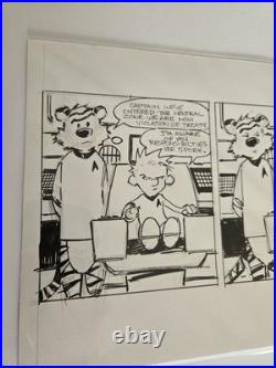 Original Sketch Calvin & Hobbes / Star Trek Crossover by Aaron Lopresti 2024