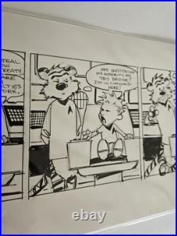 Original Sketch Calvin & Hobbes / Star Trek Crossover by Aaron Lopresti 2024