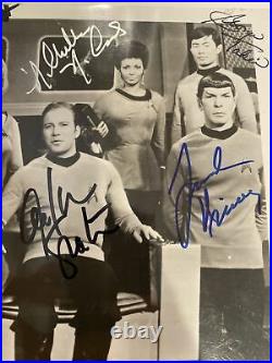 Original Star Trek 8 Cast Members Signed 8x10 Photo Auto Autograph JSA ALOA Rare
