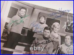 Original Star Trek Cast Autographed signed 8x10 photo Nimoy Shatner Takei