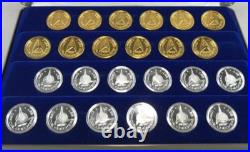 Original Star Trek Classic TOS Franklin Mint Checker Set & 24 Pieces