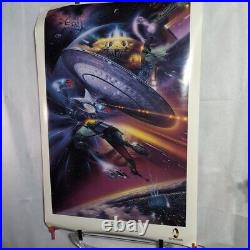 Original Star Trek Experience premier poster 1/4/1998 Hilton Las Vegas no holes