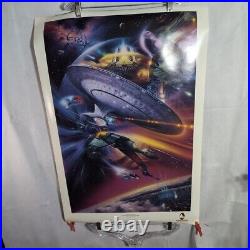 Original Star Trek Experience premier poster 1/4/1998 Hilton Las Vegas no holes