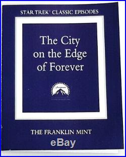 Original Star Trek Franklin Mint City on Edge of Forever Sculpture (FM-16)
