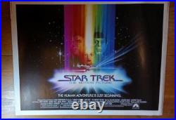 Original Star Trek The Motion Picture 1978 Half Sheet Poster 22 X 28 Rolled Original Star Trek The Motion Picture 1978 Half Sheet Poster 22 X 28 Rolled