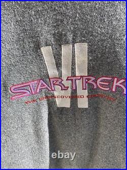 Original Star Trek VI Movie Crew Sew Cal Logo Jacket Embroiled Medium